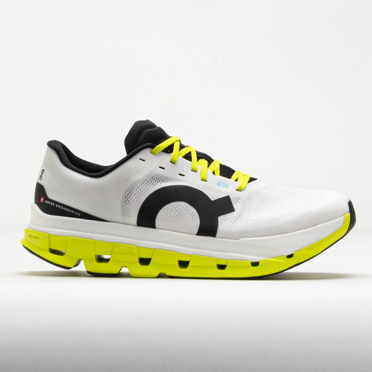 On Running On Cloudflow 5 Men's White/Lime 3 On Running On Cloudflow 5 Men's White/Lime