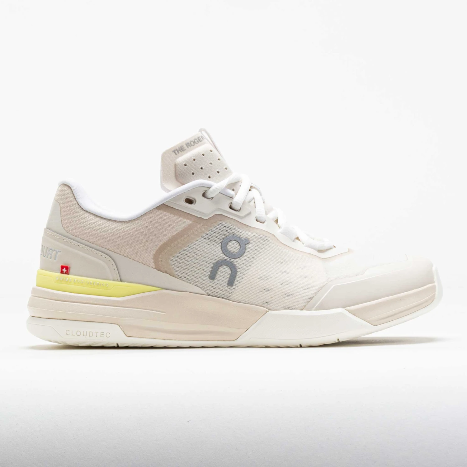 On Running On The Roger Advantage Pro Women's Cream/Limelight 3 On Running On The Roger Advantage Pro Women's Cream/Limelight