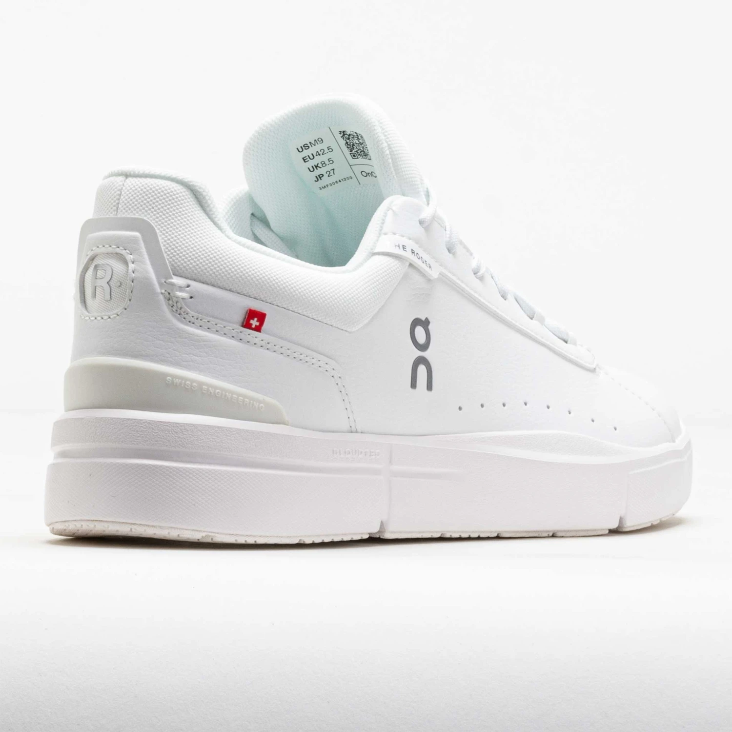 On Running On The Roger Advantage Men's White/White 8 On Running On The Roger Advantage Men's White/White - Image 6