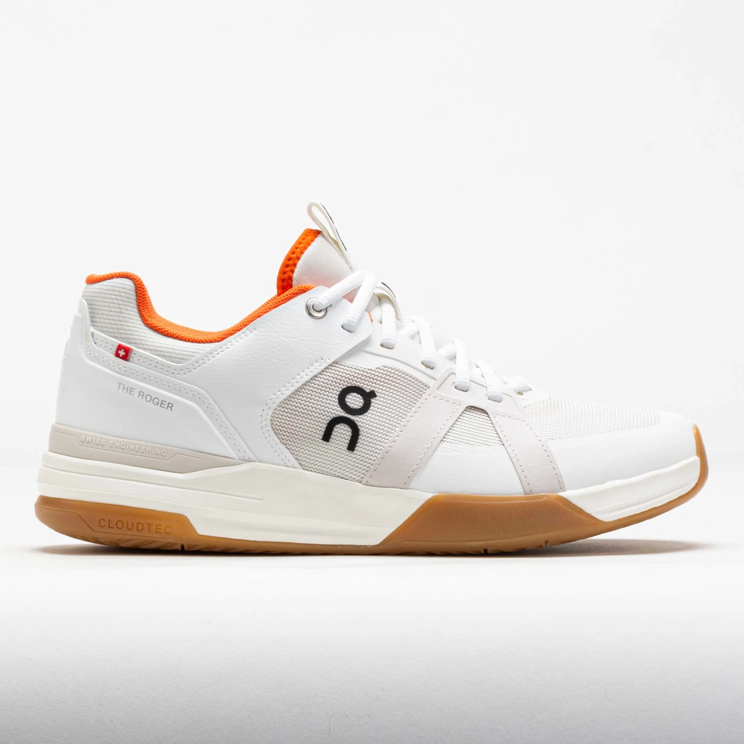 On Running On The Roger Clubhouse Pro Men's Ivory/Flame 3 On Running On The Roger Clubhouse Pro Men's Ivory/Flame