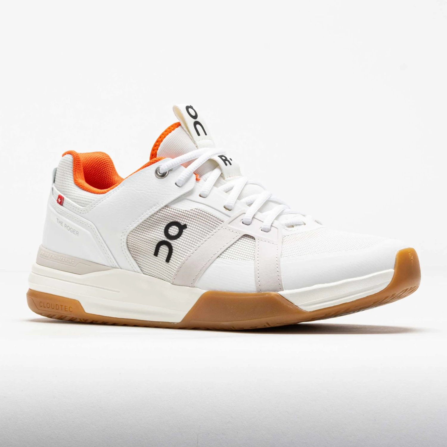 On Running On The Roger Clubhouse Pro Men's Ivory/Flame 7 On Running On The Roger Clubhouse Pro Men's Ivory/Flame - Image 5