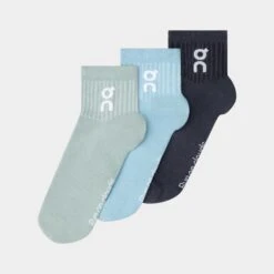 On Running On Logo Sock Mid (3 Pack) 20 On Running On Logo Sock Mid (3 Pack) -Holabird sports 651413 331 1