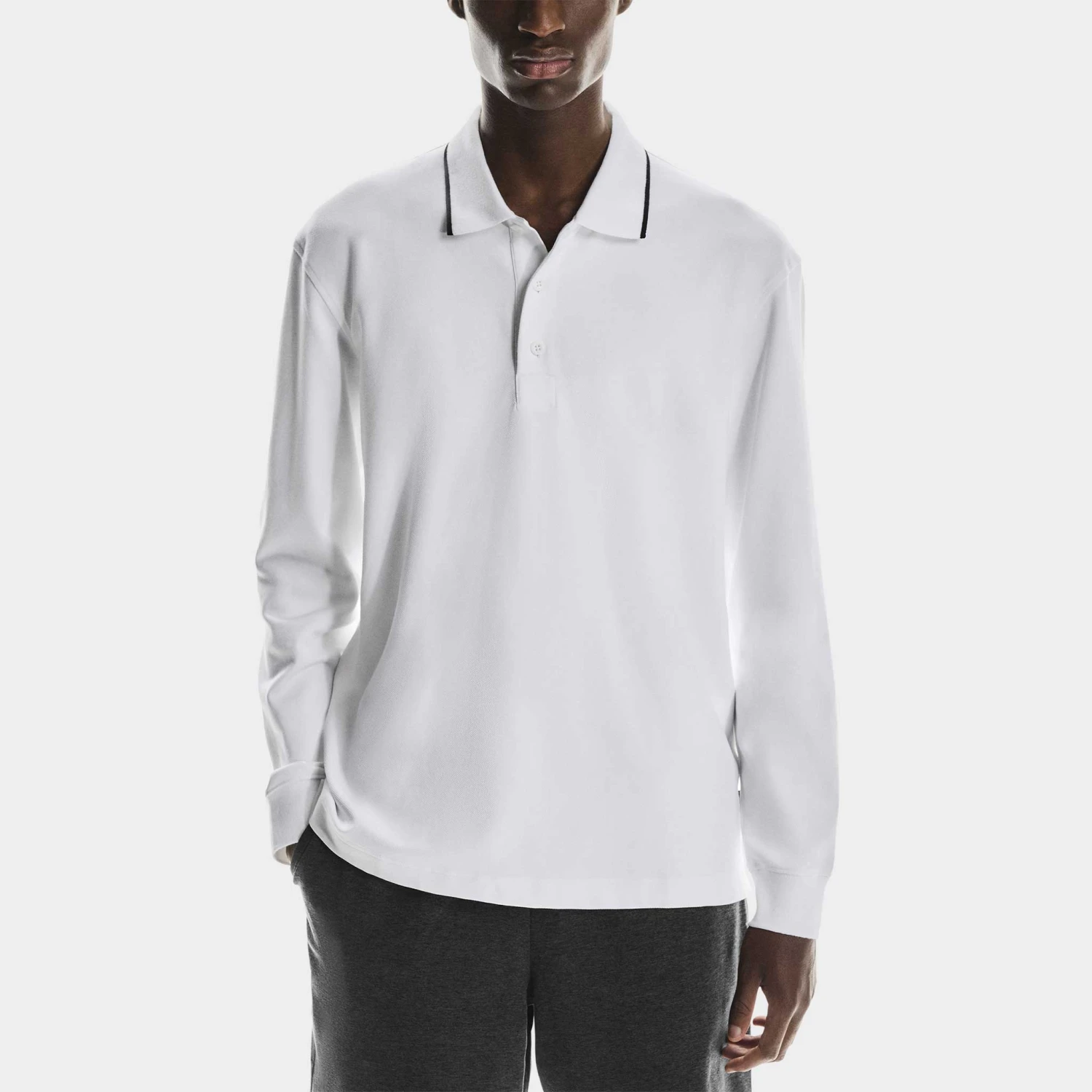 On Running On Courtside Long-T Polo Men's 3 On Running On Courtside Long-T Polo Men's